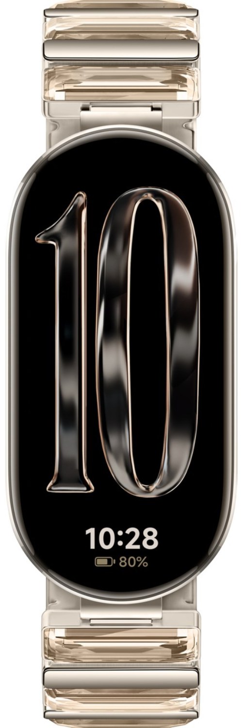 Фитнес-браслет Xiaomi Smart Band 10 Glimmer Edition золотистый BHR07Q6GL