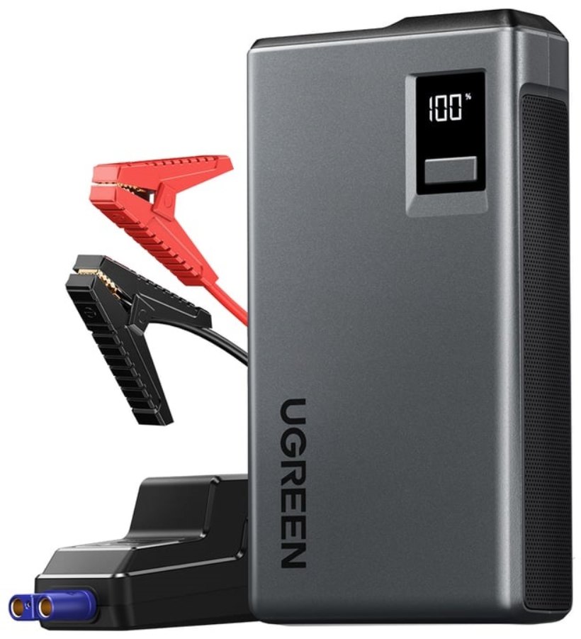 Зарядно-пусковое устройство UGREEN ES702 12000mAh Car Jump Starter серый
