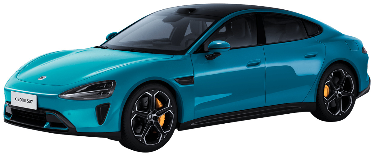 Модель автомобиля уменьшенная Xiaomi SU7 1/18 Die-cast Model Car синий BHR08KPGL