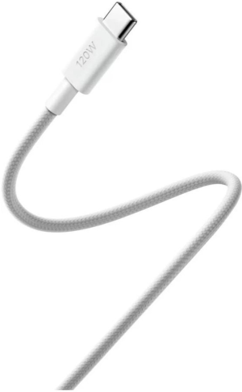 Кабель Xiaomi 6A Braided USB-C to USB-C Cable (1m) белый BHR087KGL